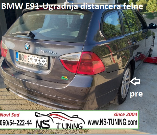 distanceri felne 5x120 bmw e91 20mm 30mm duzi sraf novi sad beograd ns tuning ugradnja